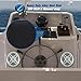 Pyle Home Marine Car Amplifier - 2-Channel Bridgeable Compact 200 Watt RMS 4 OHM Full Range Monoblock Stereo & Waterproof - Wireless Bluetooth Receiver Audio Speaker w/ LCD Digital Screen (PFMRA340BB)