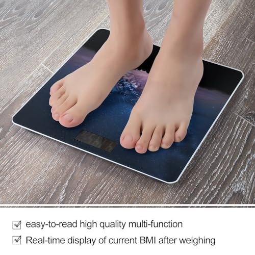 Báscula digital de baño Night Sky con vidrio templado miniatura 5