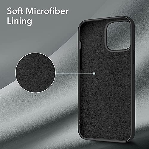 Image of LIRAMARK Liquid Silicone Soft Back Cover Case for Apple iPhone 13 Mini (5.4 Inch) (Black)