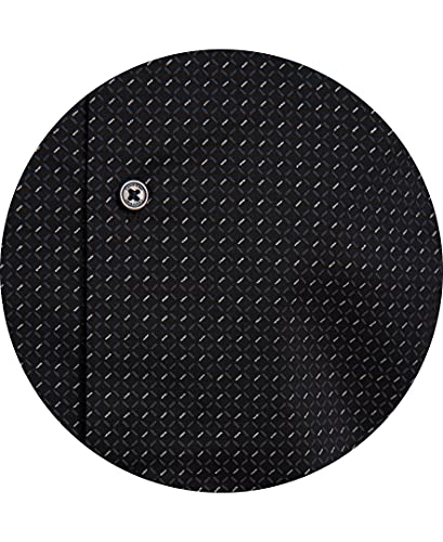 Calvin Klein CTFEB078-002 Boys' Long Sleeve Patterned Dress Shirt, Button-Down Style With Buttoned Cuffs, Metallic Black, 10 Husky thumb #2