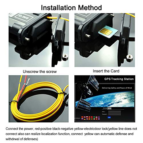 Rastreador GPS para veículos à prova d'água Localizador em tempo real GPS/GSM Dispositivo de rastre