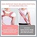 PRETYZOOM Posture Fix Back Brace Ratchet Belts for Men Women Posture Corrector Upper Back Support Belt