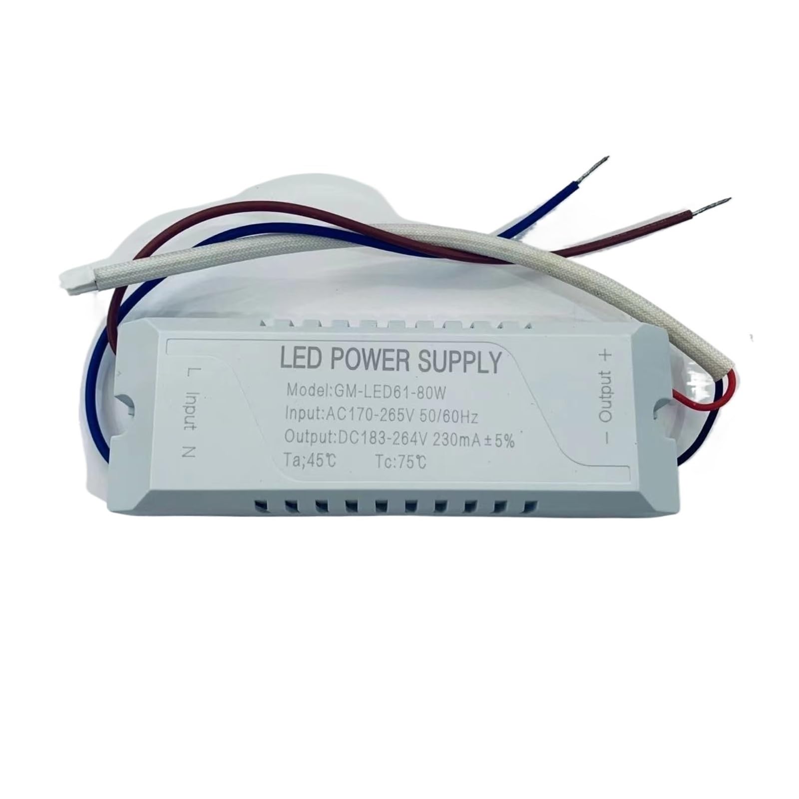 Plafonnier isolation sans scintillement driver LED alimentation 80W