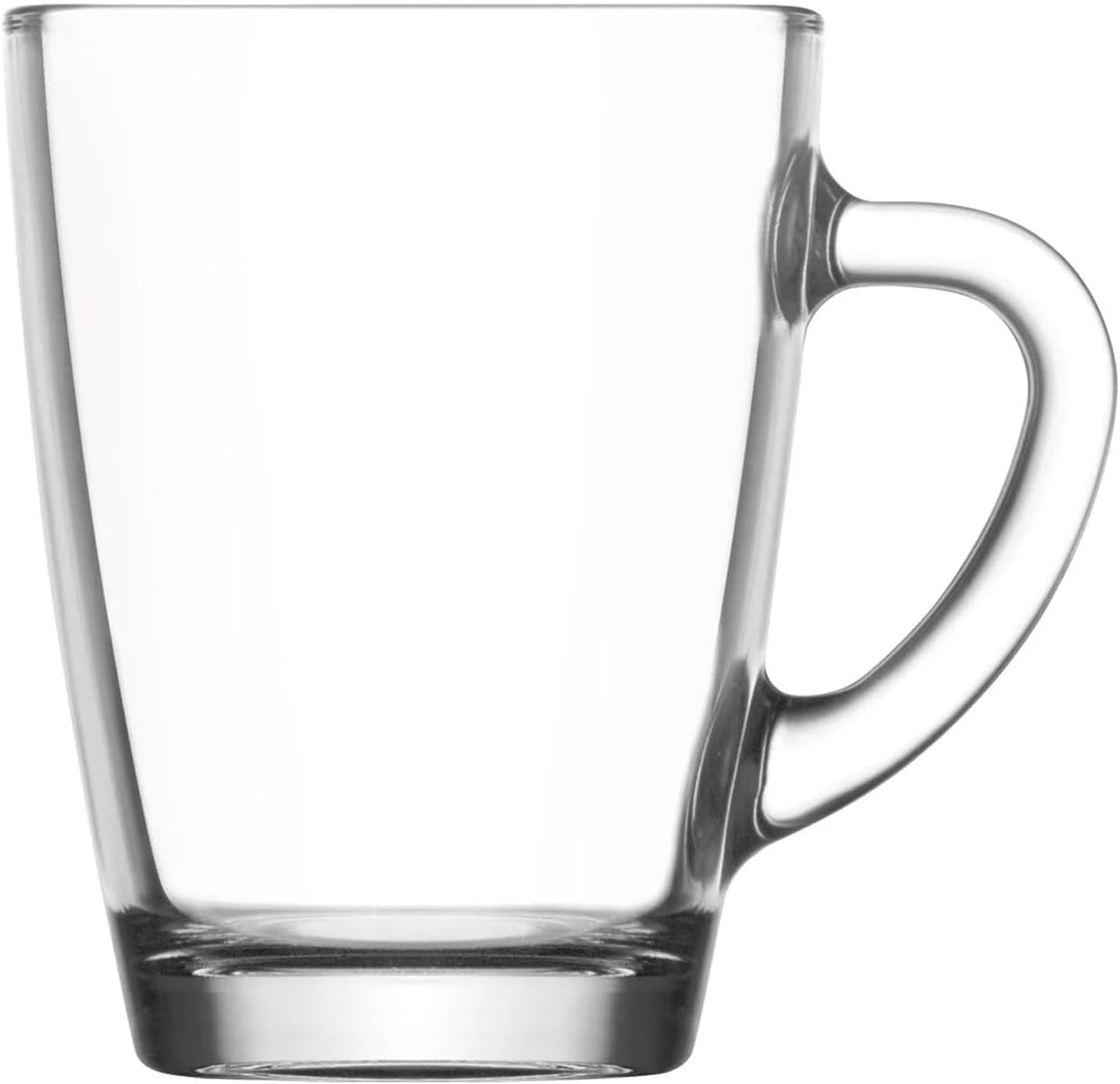 Teegläser-Set 6,12 oder 24tlg. mit Henkel 250 ml aus hochwertigem Glas Ideal für Heißgetränke, Kakao, Latte Macchiato und Cappuccino spülmaschinengeeignet (24)