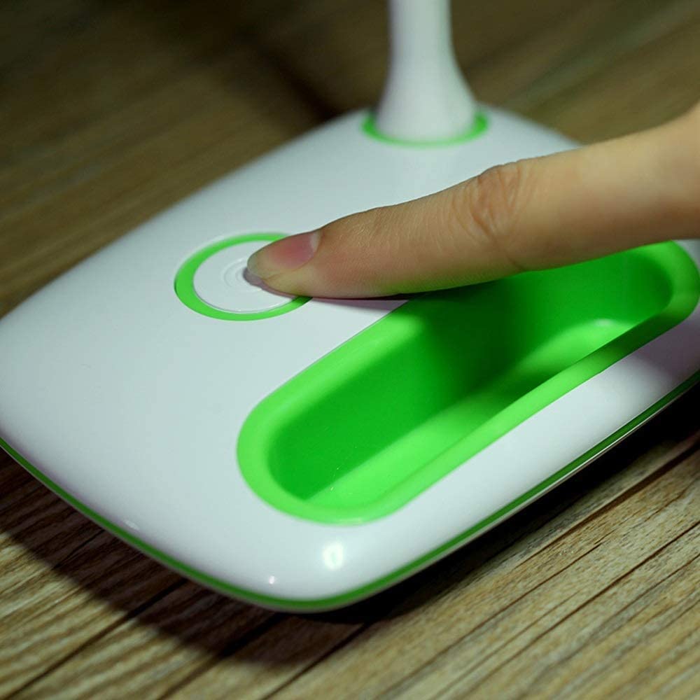 Lampada Da Tavolo Lampada Da Lettura Dimmerabile Lampada Da Tavolo Per Protezione Degli Occhi Per Studenti LED A Collo D'oca Con Controllo Del Sensore Tattile Di Ricarica USB Lampada Scrivania Protezi