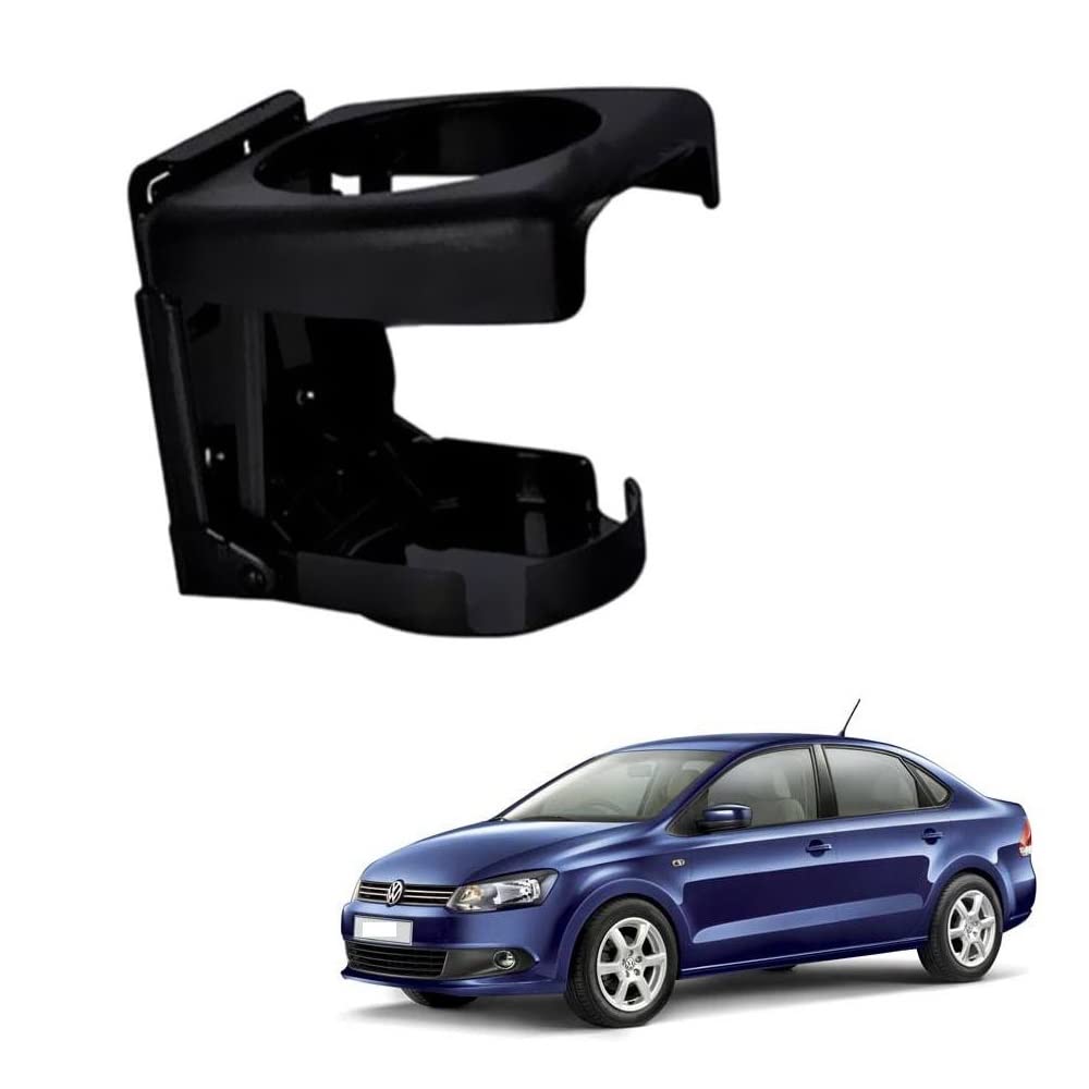 SPREADX Stylish Compact Size Foldable Car Glass/ Cup/ Bottle Holder Black Color Stand Universal Item 1 pcs for V W Vento-image-44