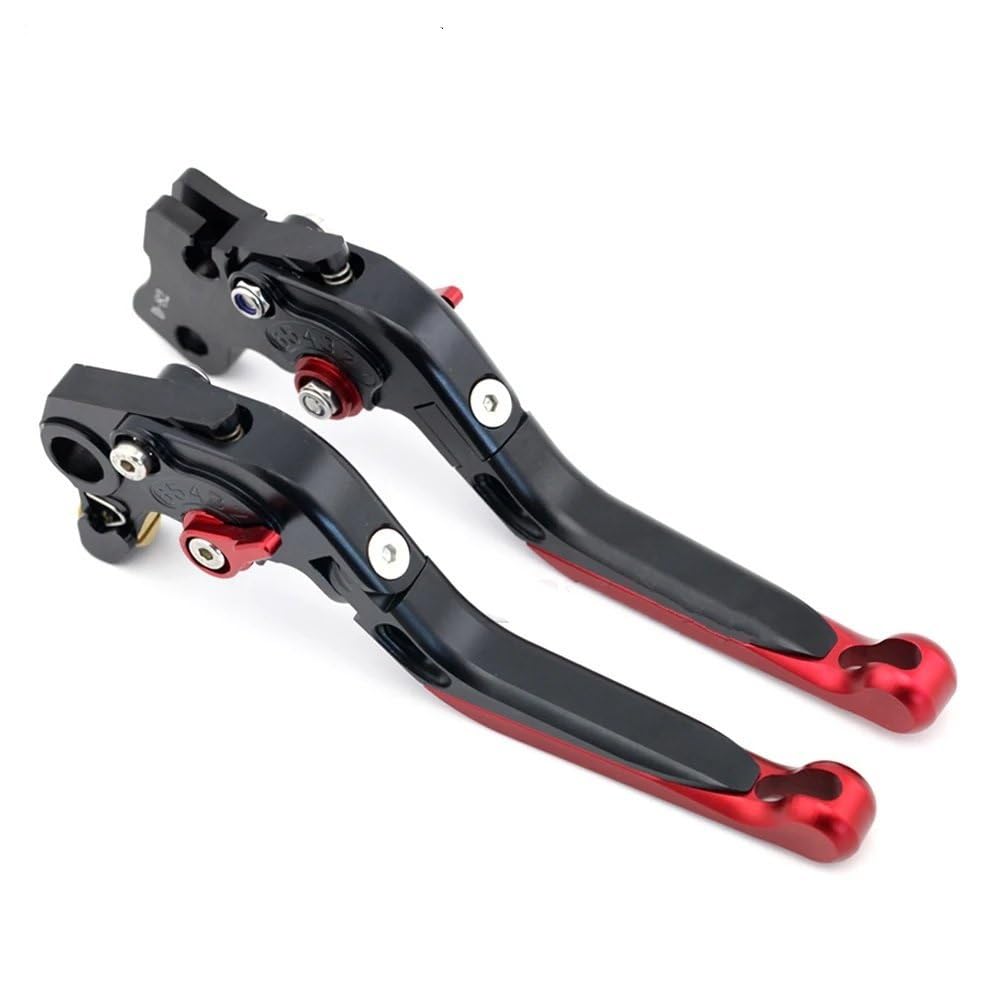 Linqianbhd Red Black Motorcycle Brake Clutch For Ducati For Monster 797 821 659 For Hypermotard 820 939 For Multistrada 950 Handlebar Lever Accessories Folding Brake Clutch Levers