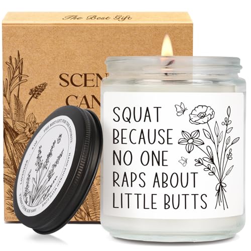 Motivational Fitness Candle for Women Gym Enthusiasts