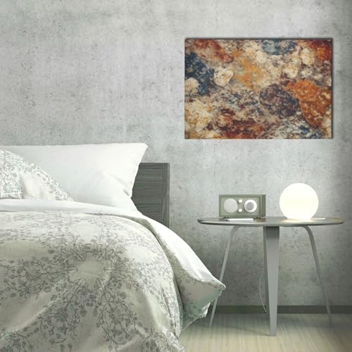 Toile abstraite granit LPSRTWE 40x61 cm - Impression HD pour salon - 4