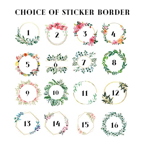 Ncty Premium Round Custom Stickers Labels - Personalized Stickers For Businesses Logo And Name. Birthday Baby Pets And Label Product Boxes Wedding Favors Labels (1) #TOP3