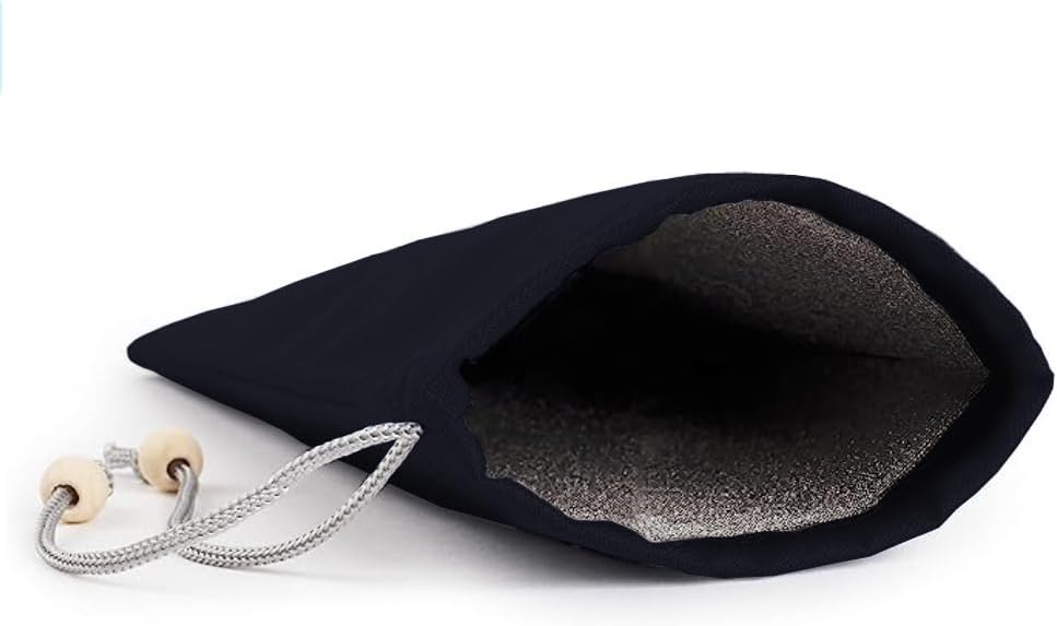 Halsa EMF Cell Phone Sleeve, High-Shield EMF Blocking Pouch, Signal Blocking Anti-EMP Radiation Bag for Digital Privacy Protection, Fits Most Phones, (4x8 Inch) Grey - Image 2