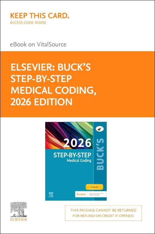 Buck's Step-by-Step Medical Coding, 2026 Edition - Elsevier E-Book on VitalSource (Retail Access Card)