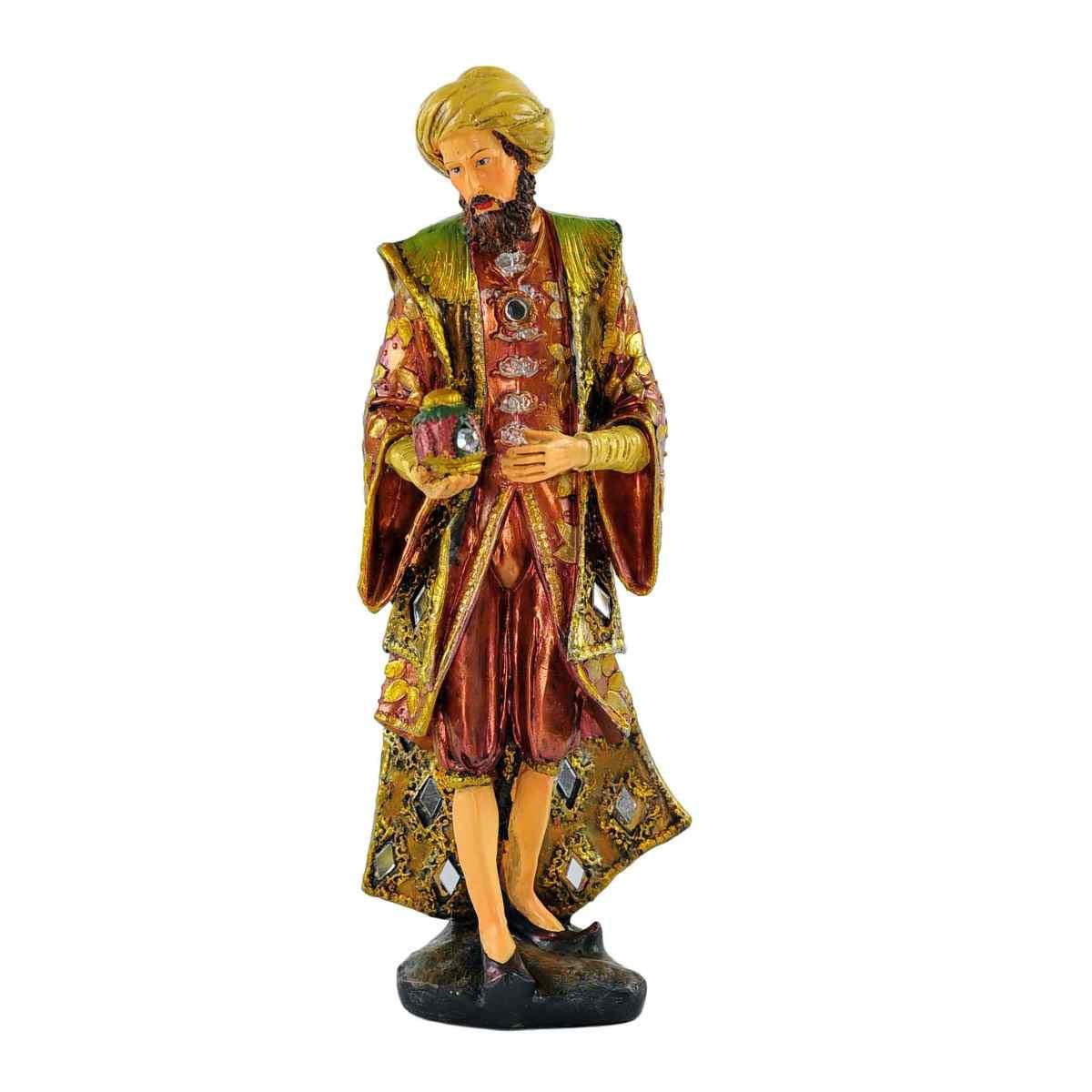 Set Presepe Gerimport Da 8 Pezzi – Figure In Resina, Altezza 20 Cm, Natività Classica Per Decorazioni Natalizie - 4