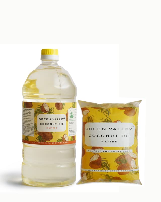 Green Valley 100% Pure and Natural Coconut Oil Combo 2L +1L (B0BFHMJD6V) Amazon Price History, Amazon Price Tracker