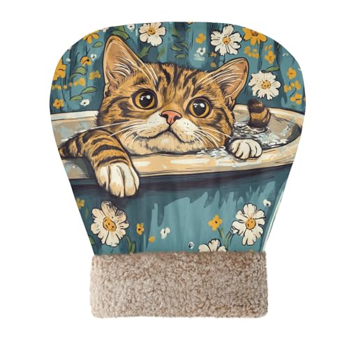Yoogain Cartoon Bengal Cats Retro Bathtub Cat Sleep Bag Bed