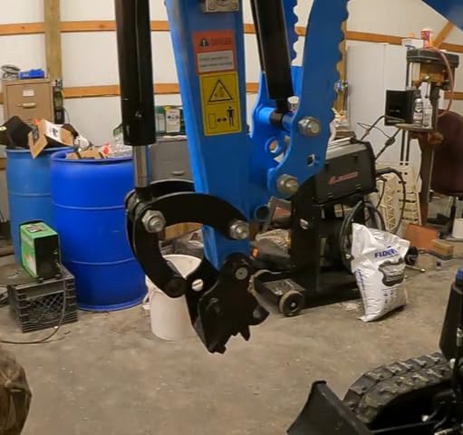 Mini Excavator Quick Hitch Coupler, Mechanical Quick Change Hitch Attachments Compatible with 0.8-3 Tons Small Diggers, 25mm Hole Durable Steel Design - Image 7