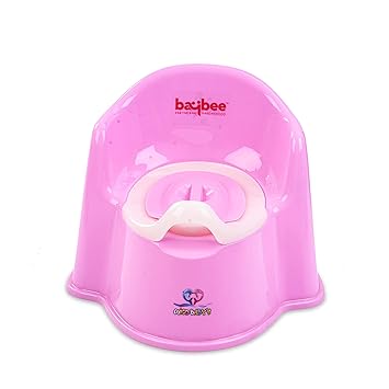Baybee Mico Baby Potty Training Seats -Potty Toilet with Removable Tray &Potty Chair Cum Seat BPA Free 0-5 Years for Toddler Boys Girls (MICO, Pink)