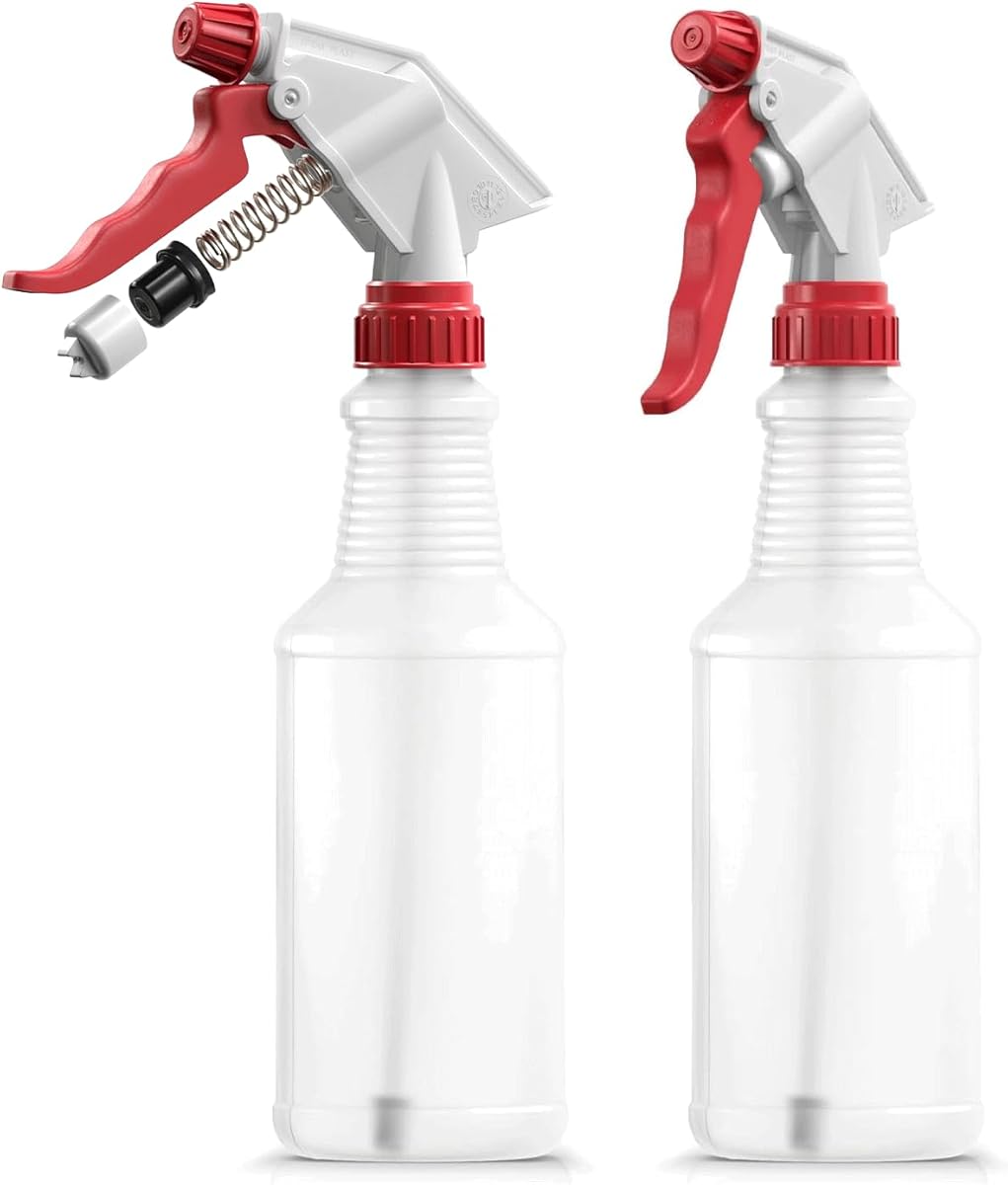 Bar5F Spray Bottles (16-Ounce, 2 Pack) for BBQ Grilling Smoking & Baking Food Grade Grill Spritzer Meat Smoker Butchers Tools & Chef Gadgets