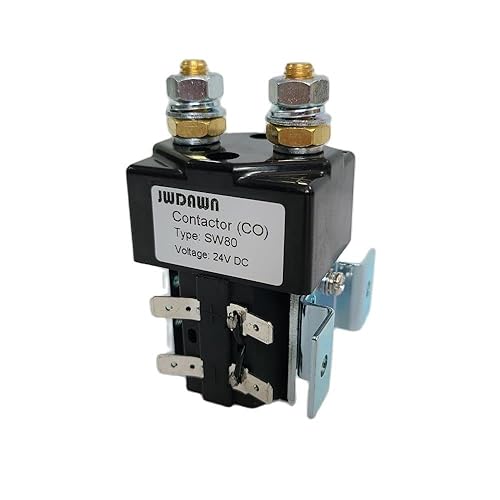 Contactor de relé solenoide DC SW80 12 V 24 V 36 V 48 V 72 V 80 V bobina 125A vehículo eléctrico Manipulación de materiales Accesorios de carretilla