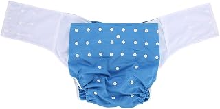 Fralda adulto reutilizável, fralda de bolso adulto impermeável lavável durável respirável para pessoas com mobilidade limitada para mulheres grávidas(azul escuro)