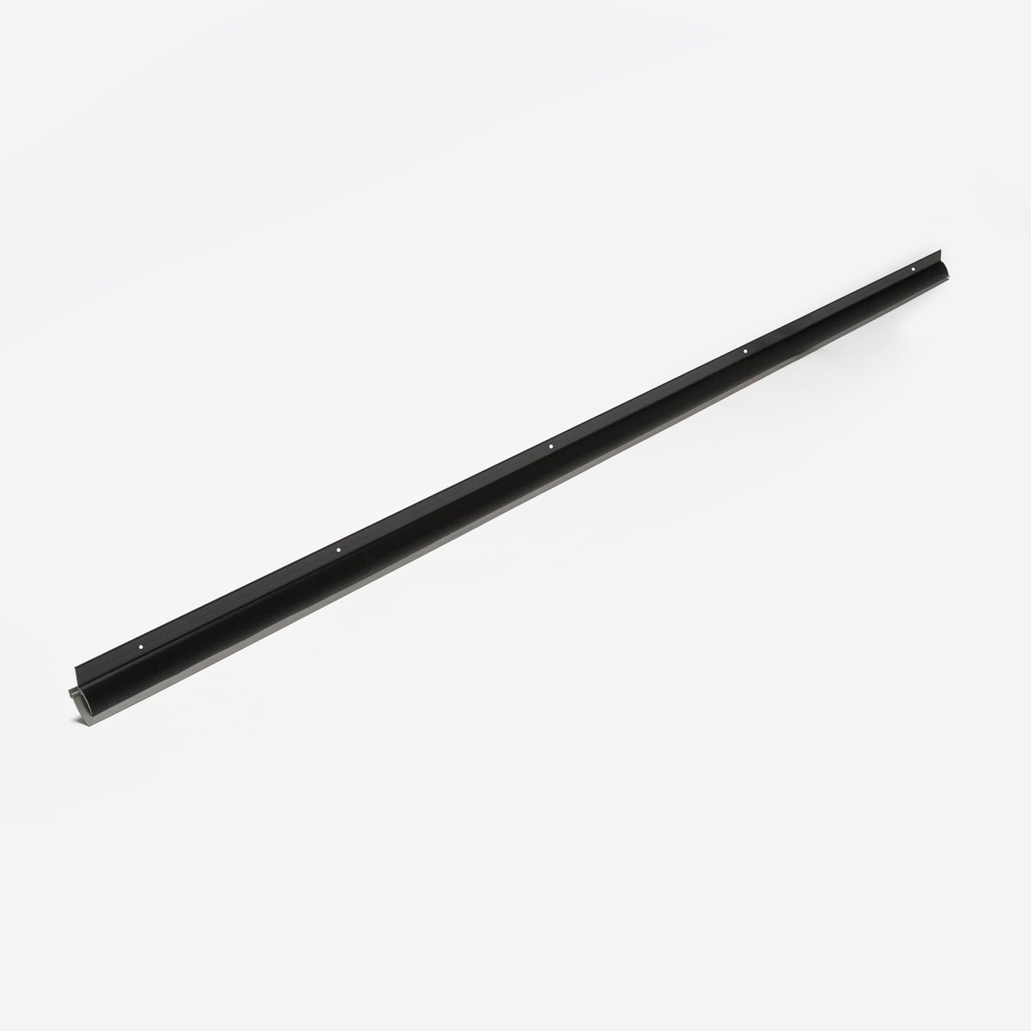 Premium Extra Long Door Sweep Door Bottom - Weather Stripping - Easy Installing for Any Door. Keeps The Rain Out - from high Grade Vinyl - Aluminum for Residential/Commercial use (Black, 95 Inch)