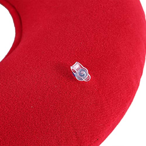 Donut Pillow Hemorrhoid Cushion, Home Office Memory Foam Hemorrhoid Pillow Coccyx Donut Cushion Pillow Firm Orthopedic Donut Pillow Super Comfort Round Ring Butt Cushion, Pain(red)