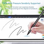 Trakxy Surface Stylus Pen Digital Pen for Microsoft Surface Pro X/9/8/7/6/5/4/3/Surface Laptop 5/4/3/2/1 Surface go 3/2/1 Book 2/1 Studio Magnet 4096 Pressure Palm Rejection Rechargeable Stylus Pen - Image 5