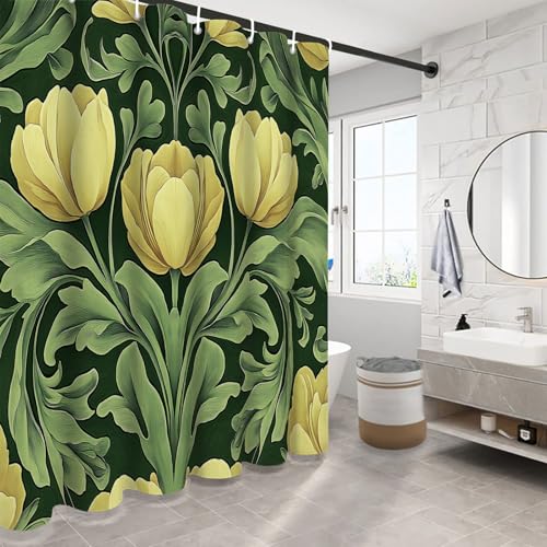Rideau de douche imperméable 180x200 lavable en machine rideau salle de bain - 4