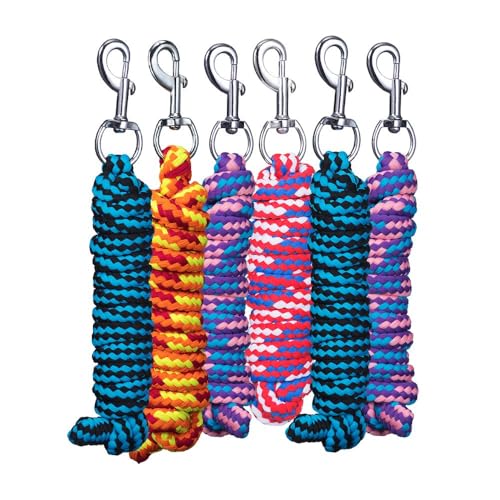 Tough1 8ft Braided Soft Cotton Lead - 6 Pack