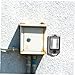 KICHOUSE Outdoor Wall Circuit Breaker Clear Distribution Box Cover Power Supply Protection Easy to Open Close No Tools Needed