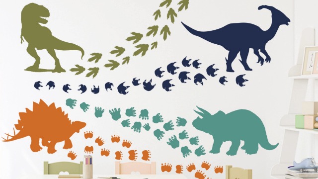 Mfault Vinilos Decorativos Huellas de Dinosaurio miniatura 7