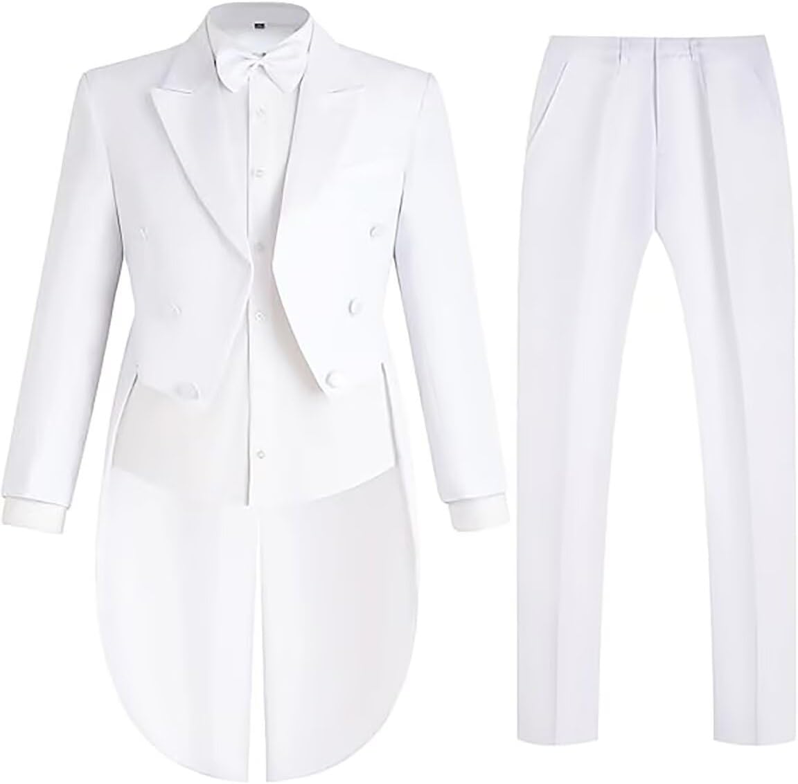 Boys Tailcoat Suit Jacket Tuxedo 2 Pieces Formal Suits for Boys Double Breast Swallow Tail Wedding Dress Coat Pants