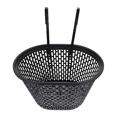 GRIRIW 1Set Rust Plastic Bike Basket Sturdy Handlebar Storage for Cycling Easy to Install Lightweight Convenient Detachable Design for Shopping Outdoor Activities