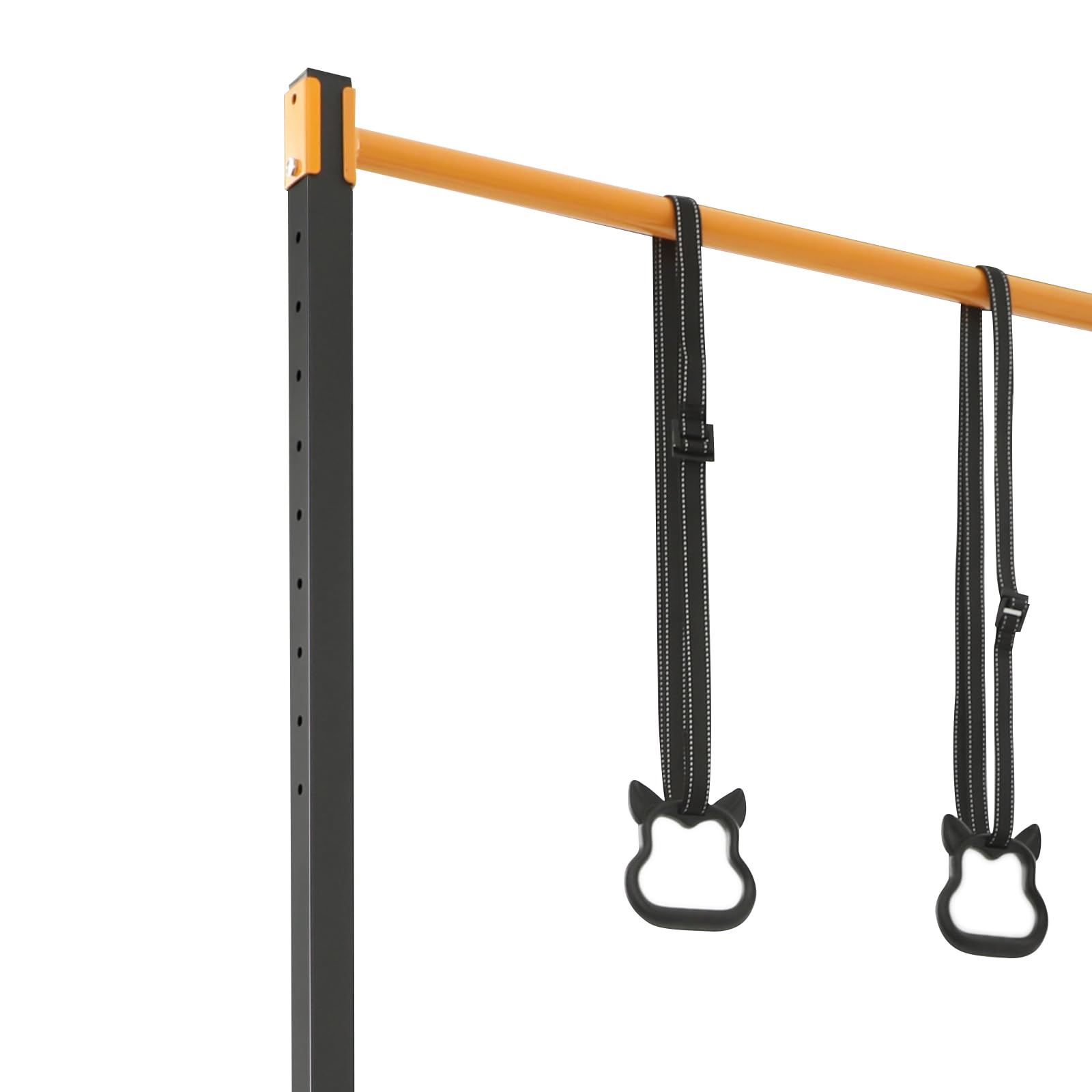 Klimmzugstange Freistehend, Pull up Bar mit Ringe, Verstellbar von 160 bis 215 cm, Klimmzugstange für Krafttraining, Bis zu 400 kg Belastbarkeit