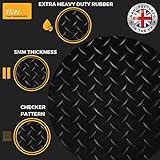 FSW - Tailored Mats - Fits DAF CF 2004-2013 - CF Centre section - EXTRA Heavy Duty 5MM Rubber - Anti Slip Truck Floor Mat, Waterproof and Anti Slip Backing - 1Pc Floor Mat Only - Image 4