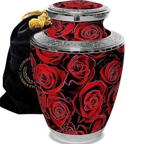 Image of Rose Cremation Urns for Human Ashes Adult Female Decorative Urns for Ashes