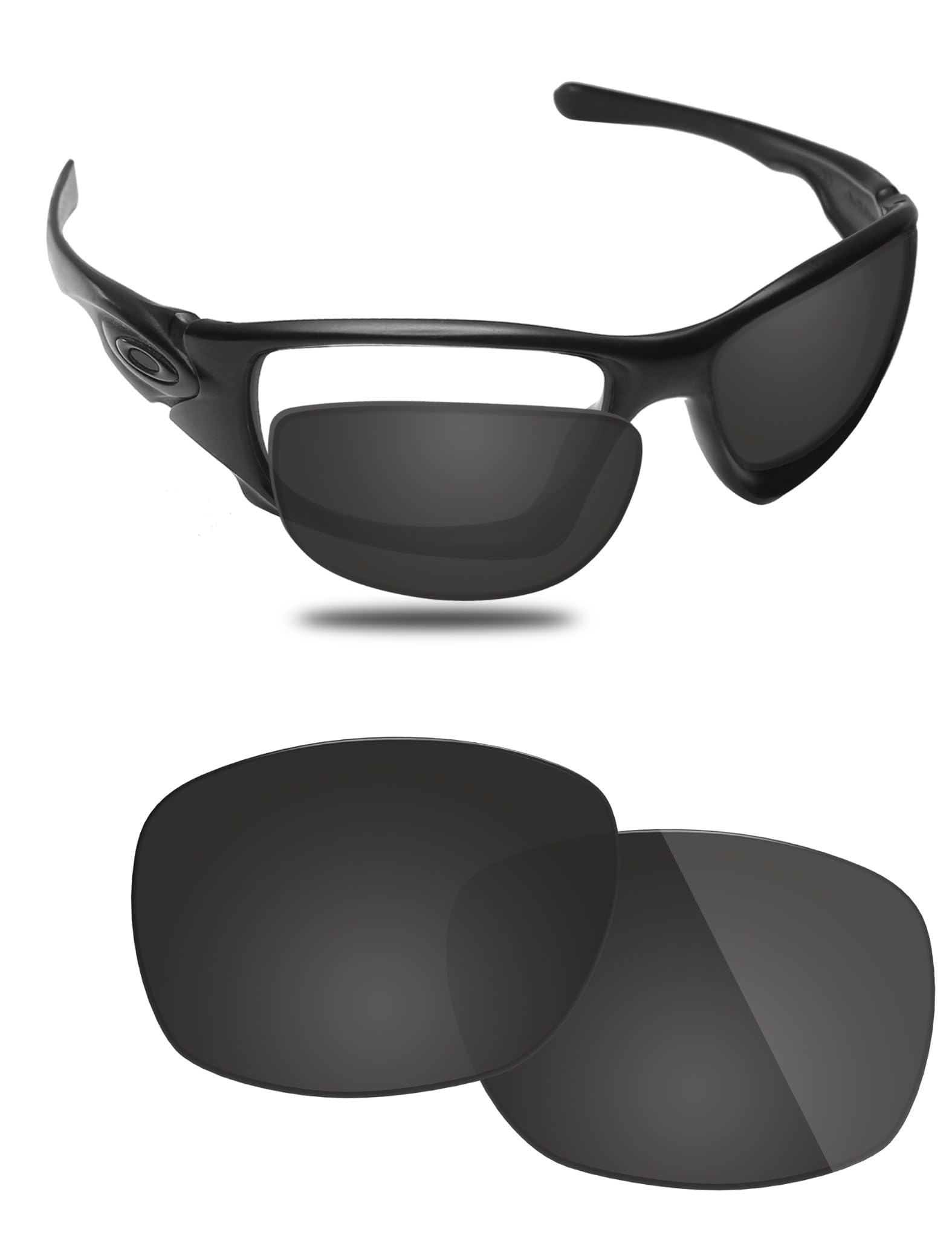 Polarized Lenses Replacement Compatible with Oakley Ten X OO9128 Sunglasses, Impact Resistant & Perfect Fit