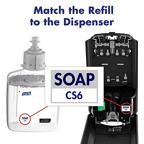 Image of PURELL HEALTHY SOAP BAK E2 Antimicrobial Foam, Fragrance Free, 1200 mL Refill for PURELL CS6 Automatic Soap Dispenser (Pack of 2) - 6585-02 - Manufactured by GOJO, Inc.