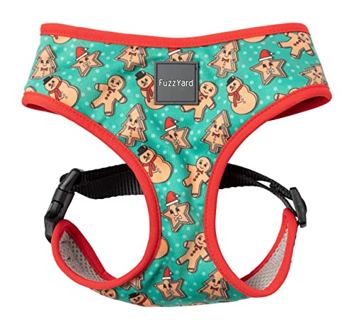 FuzzYard Cookies for Santa Christmas Snowman Gingerbread Dog Harness (Extra Large)