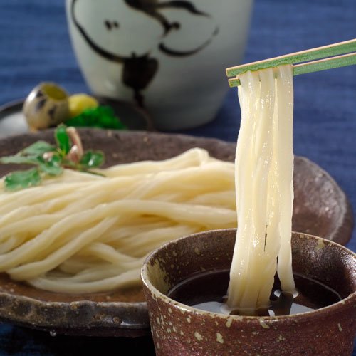 亀城庵  讃岐うどん 生醤油セット(240g×6袋) 並切麺 半生