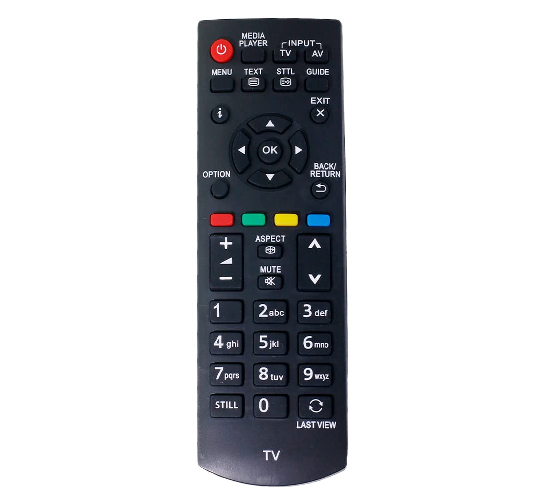 N2QAYB000816 VINABTY Reemplazo Mando A Distancia Apto Para Panasonic LED LCD TV TX-42A400B TX-50A400B TX-39A400E TX-42A400E TX-50A400 TX-L19XM6E TX-L24XM6E TX-24G310B TX-32G310B TX-L19XM6E TX-24G310B