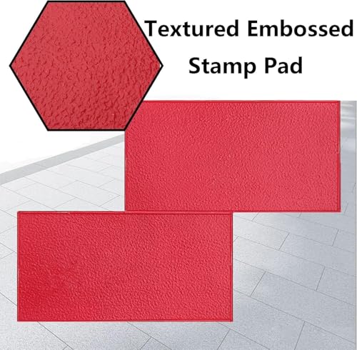 Tampon encreur pour béton sans démarcation texture ciment gravier résistant