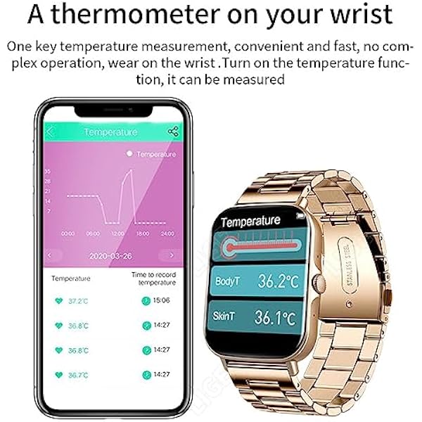 KANBUN Relojes Inteligentes para men умные часы с функцией циферблата мужские полный сенсорный температура телесный спорт фитнес-трекер непроницаемый мужские smartwatch для