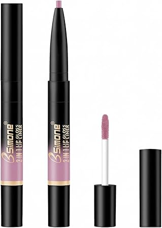 Amazon Xiuong リップスティック リップライナー 防水 長持ち ノンスティックカップ リップグロス リップスティック 赤 韓国 人気 双頭自動回転リップグロスリップライナー おしゃれ 新タイプ 携帯便利 口紅 グラデーションしやすい 優れる着色力 美しさ 保湿