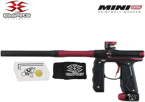 Miniatura 9 de Maddog Empire Mini GS - Marcador completo para pistola de paintball con tanque de 483000 HPA, Empire Halo Too Loader, máscara térmica Empire Helix,