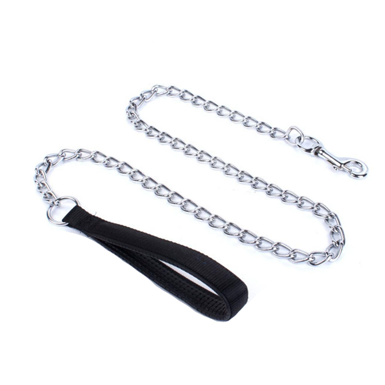 Yuelulala 5mm Thick Heavy Duty Dog Chain Leads Nylon Strap Chew Proof Hook, Outdoor Camping Accessories,Training Lead for Dogs with Comfortable Padded Handle(A97-1)