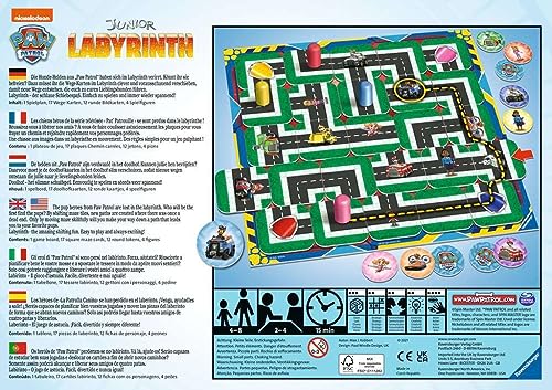 PAW Patrol Labyrinth Junior Juego de Mesa Ravensburger miniatura 2