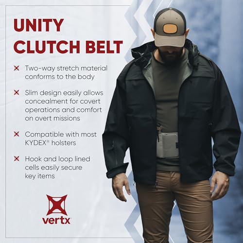 Vertx Mens Clutch Unity Tactical Belt, Modular Mission Belts for Men, Gun Holster Radio Mag Pouch for CCW Concealed Carry4