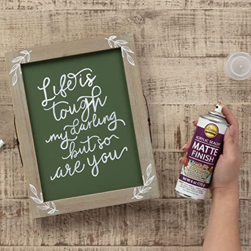 Aleene'S 26413 Spray Finish 6Oz Acrylic Sealer, 6 Ounce (Pack Of 1), Clear-Matte thumb #5