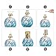 4 Stück Docht für Lampe Berger, Ersatz-Docht für Öllampe, Öllampe Docht Ersatz Luft Kontrolle Katalytischer Brenner Lampe Docht für Brenner Diffusor Aromatherapie Heim Dekoration, Silber